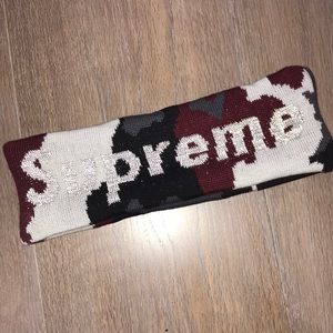 supreme camo headband